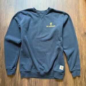 Carhartt Navy Crewneck Sweatshirt – Original Fit, Size Medium